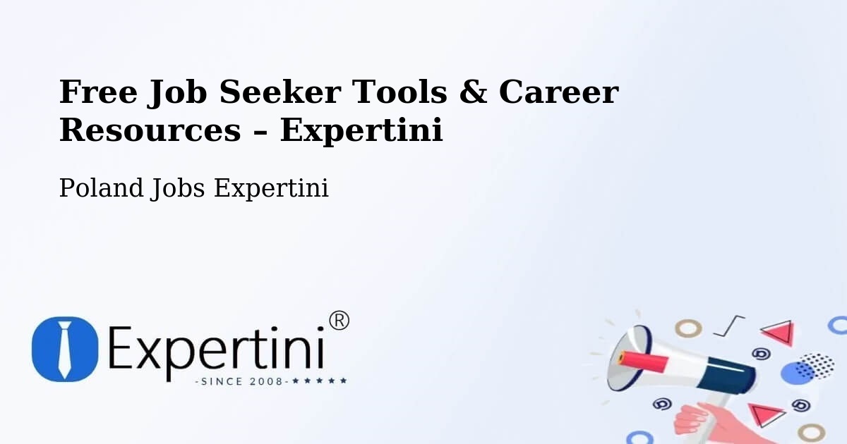 Free Job Seeker Tools & Career Resources – Tarnowo Podgórne - Tarnowo Podgórne, Poland Jobs Expertini