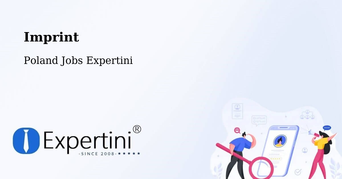 Imprint – Tarnowo Podgórne - Poland Jobs Expertini
